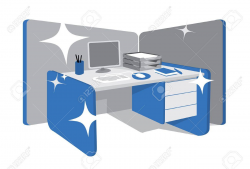 Clean office desk clipart 6 » Clipart Portal