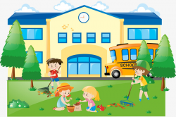 Cleaning the school clipart 3 » Clipart Portal