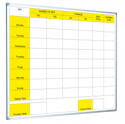 Custom Printed Planner Whiteboards - Magiboards
