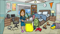 Cleaning bedroom clipart 3 » Clipart Station