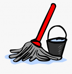 Clean Clipart Dyanitor - Cleaning Supplies Cartoon Png ...