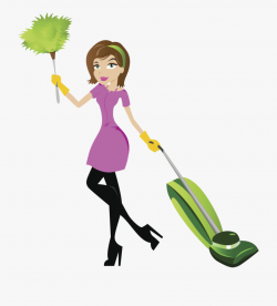 Cleaning Clipart Art Materials - House Cleaning Lady Clip ...