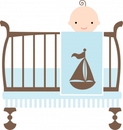 Crib clipart baby boy crib - Graphics - Illustrations - Free ...
