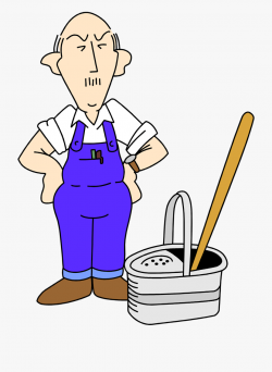 Cleaning Both Genders Clipart - Janitor Clipart Transparent ...