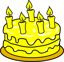 Clipart cake yellow cake - Graphics - Illustrations - Free Download ...