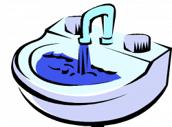 Sink Bathroom Tap Clip art - Spilled Water Cliparts 937*697 ...