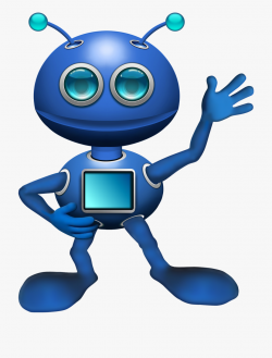 Ufo Clipart Small Cartoon - Animated Robot Png #202520 ...