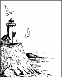 View source image | Pyrography | Color, Lighthouse clipart ...