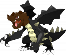 Druddigon is so much less dumb-looking when you desaturate it. See ...