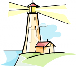 Lighthouse Silhouette Clip Art | Royalty Free Lighthouse ...