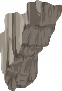 Rock clipart cliff - Pencil and in color rock clipart cliff