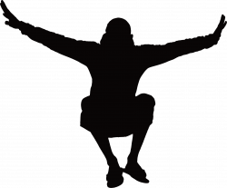 Silhouette Of People Jumping at GetDrawings.com | Free for personal ...