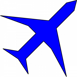 Boing Blue Freight Plane Icon Clip Art at Clker.com - vector clip ...