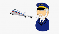 Plane Clipart Captain - Airplane Pilot Clip Art #2618741 ...