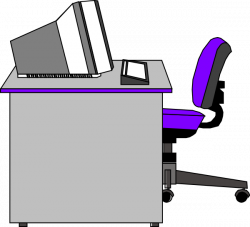 Office Desk Clip Art at Clker.com - vector clip art online, royalty ...