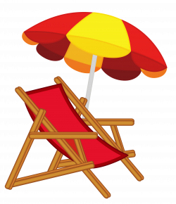 Vacation clipart beach chair - Pencil and in color vacation clipart ...