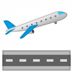 Airplane departure Icon | Noto Emoji Travel & Places Iconset | Google
