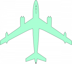 Sea Foam Green Airplane Clip Art at Clker.com - vector clip art ...