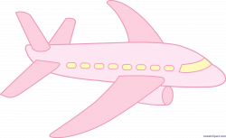 Airplane Pink Clip Art - Sweet Clip Art