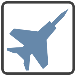 File:Fighter-jet-grey-icon.svg - Wikimedia Commons