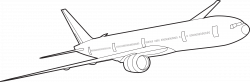 Plane Outline Drawing at GetDrawings.com | Free for personal use ...