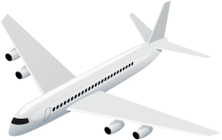 Airplane Transparent Clip Art Image | Gallery Yopriceville - High ...