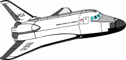 Space Shuttle Clipart