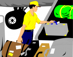 Airplane | Free Stock Photo | Illustration of a baggage handler ...