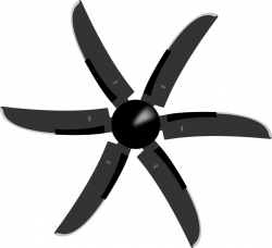 Clipart - Dowty 6-blade propeller