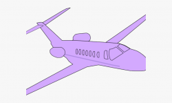 Purple Clipart Airplane - Airplane Clipart , Transparent ...