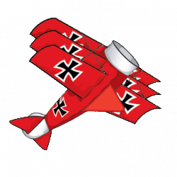 Red Baron 3-D Nylon Kite from Brainstorm | Shop Kites, Flags, Toys ...