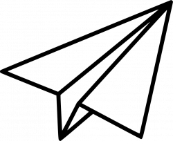 Black Shape Paper Plane PNG Image - PurePNG | Free transparent CC0 ...