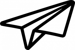 Black Shape Paper Plane PNG Image - PurePNG | Free transparent CC0 ...
