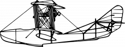 Clipart - Grigorovich M-5 aircraft (side view)