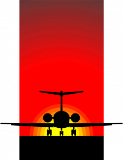 Airplane | Free Stock Photo | Illustration of a silhouette of an ...
