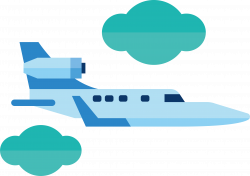 Airplane Aircraft Clip art - Airplane in the clouds 3712*2617 ...
