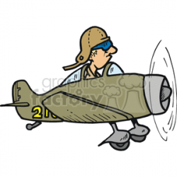 world war II fighter plane clipart. Royalty-free clipart # 172051