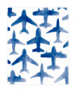 Airplane Watercolor Print … | Ideas pa…