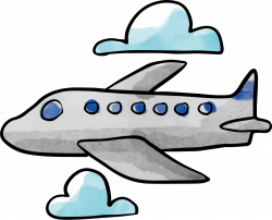 Airplane Clip art - Watercolor plane vector 2469*2004 transprent Png ...