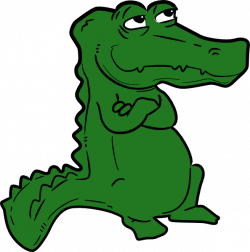 Crocodile (or Alligator) Clip Art at Clker.com - vector clip art ...