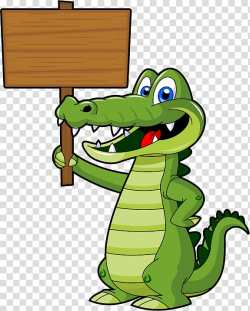Crocodile carrying signage illustration, Alligator Crocodile ...