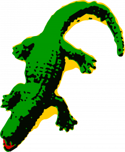 Clipart - Alligator