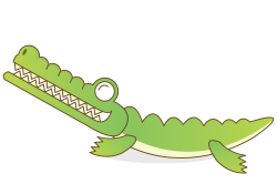 Crocodile Alligator Cartoon - A crocodile 1000*700 transprent Png ...