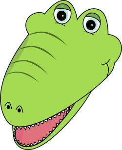 Alligator Face Clip Art - Alligator Face Image