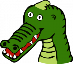 Cartoon Crocodile Clip Art at Clker.com - vector clip art online ...
