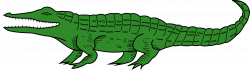 Clipart - Crocodile 4