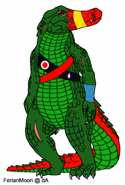 Arigator the Alligator by kasanelover on DeviantArt