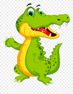 Crocodile Alligator Cartoon Illustration Clipart (#4080893 ...