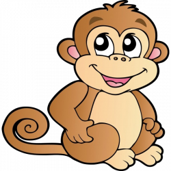 Baby Monkey Drawing at GetDrawings.com | Free for personal use Baby ...