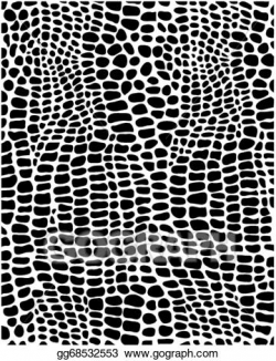 Vector Art - Alligator skin. Clipart Drawing gg68532553 ...
